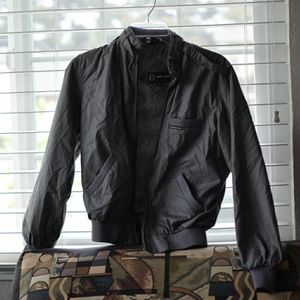 SOLD!! Grey Members only bomber jacket